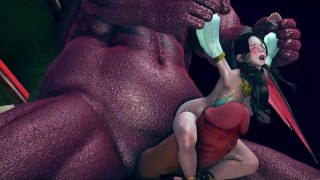 3D动画:巨兽狂操阿拉伯公主!高潮迭起的异域性爱盛宴!