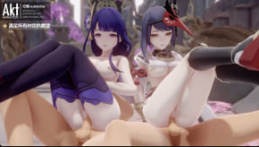 【原神同人动画】雷电将军中文字幕!极致诱惑の乳摇play,雷电激凸紧身衣疯狂输出